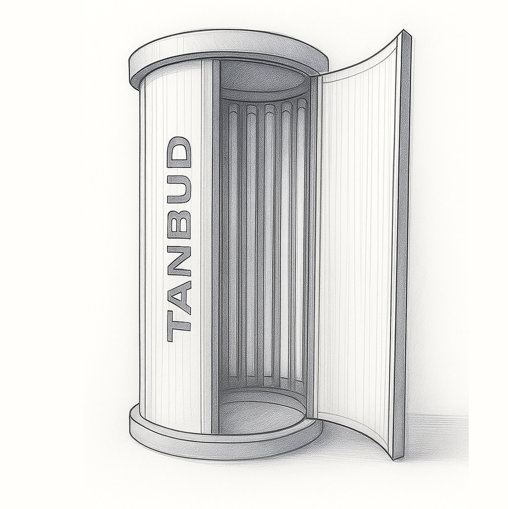 TANBUD Tanning Pod - Open View